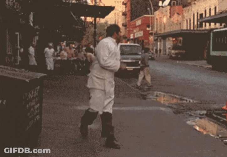 Leg Day Alien Edgar Walking GIF