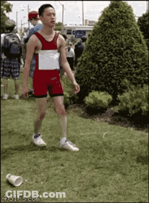 Leg Day Funny Running Man Meme GIF