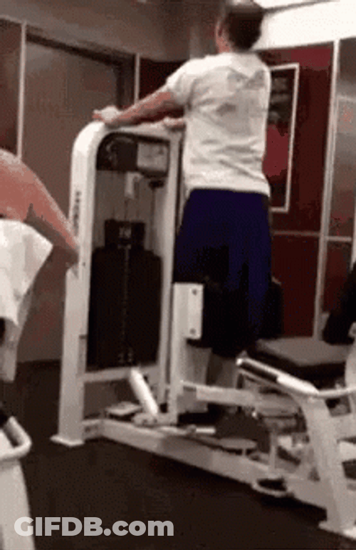 Leg Day Gym Work Out GIF