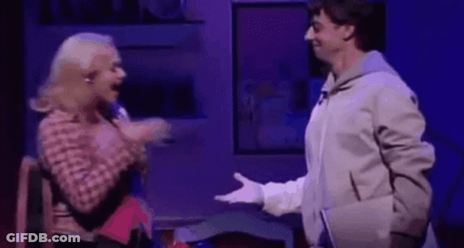 Legally Blonde Christian Borle Hand Shake GIF