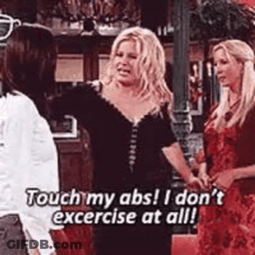 Legally Blonde Jennifer Coolidge Touch My Abs GIF