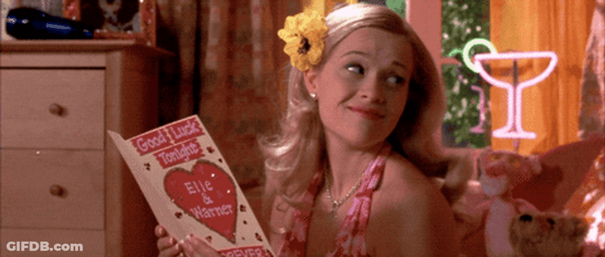 Legally Blonde Reese Witherspoon Flying Kiss GIF