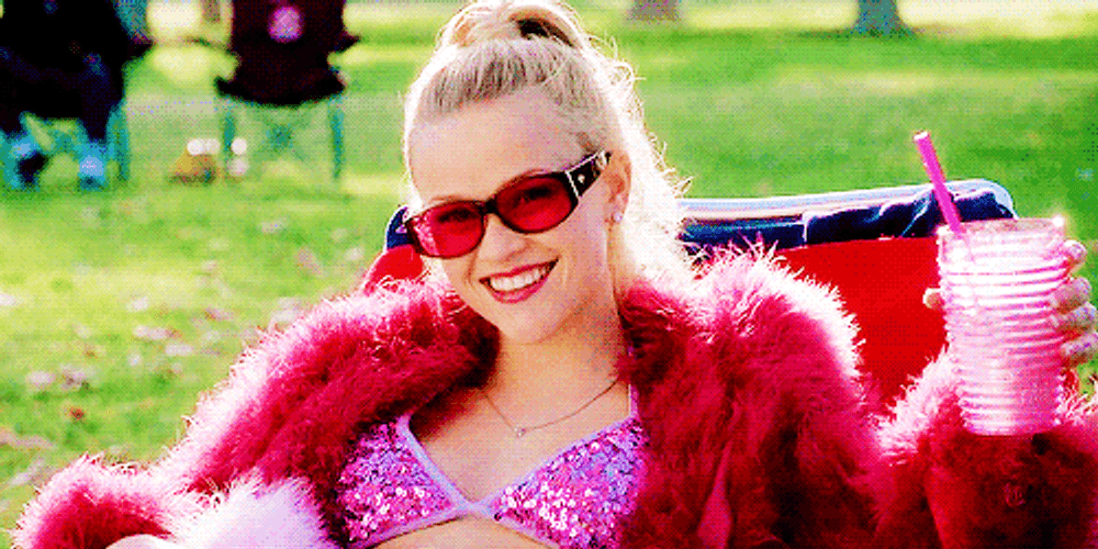 Legally Blonde Reese Witherspoon Sunbathing GIF