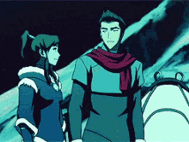 Legend Of Korra Hugging Mako GIF