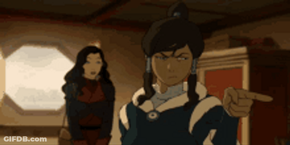 Legend Of Korra Shocked GIF