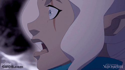Legend Of Vox Machina Woman With White Hair GIF