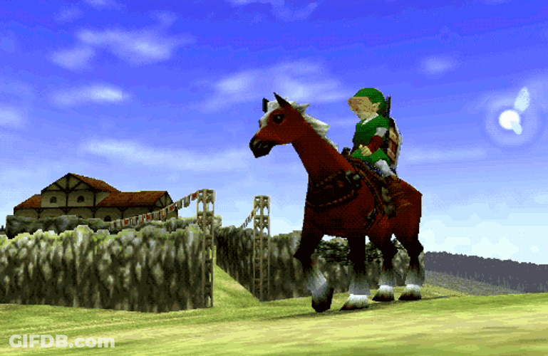 Legend Of Zelda Pommel Horse GIF