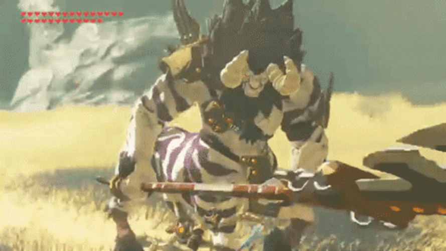 Legend Of Zelda Tears Of The Kingdom Silber Lynel GIF