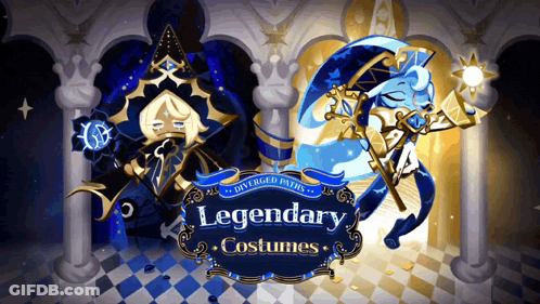 Legendary Costumes Poster With Characters GIF