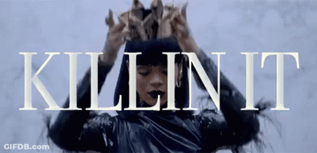 Legendary Rihanna Killing It GIF