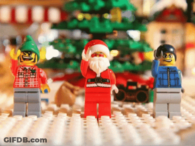 Lego Bad Santa GIF