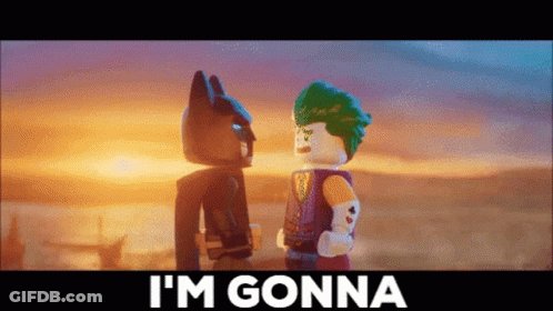 Lego Batman And Joker Gonna GIF