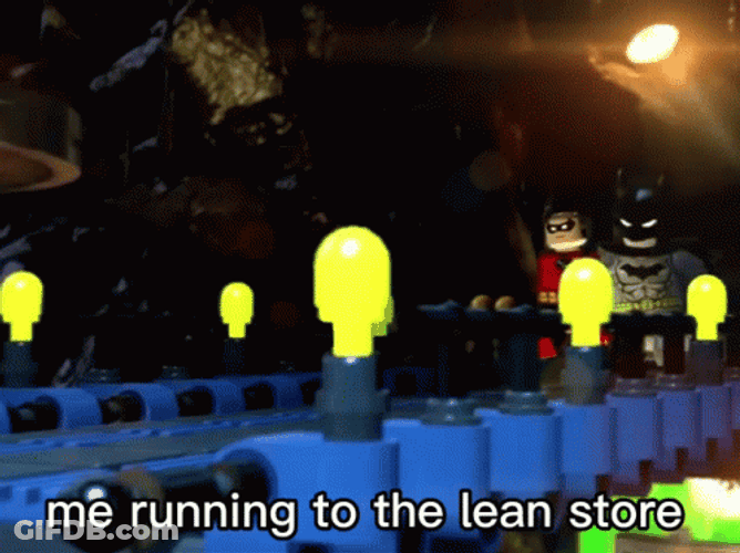Lego Batman And Robin Lean Store GIF