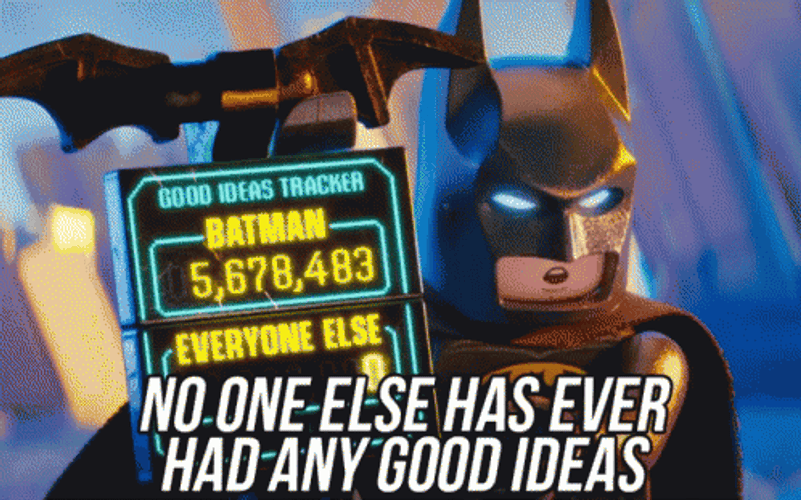 Lego Batman Everything Is Awesome No Good Ideas GIF
