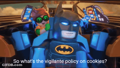 Lego Batman Holding Red Lantern Says You Mean Nothing GIF