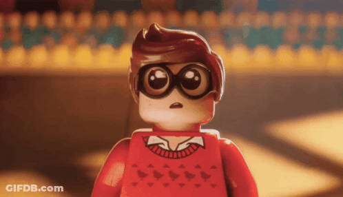Lego Batman In Dolphins Uniform GIF