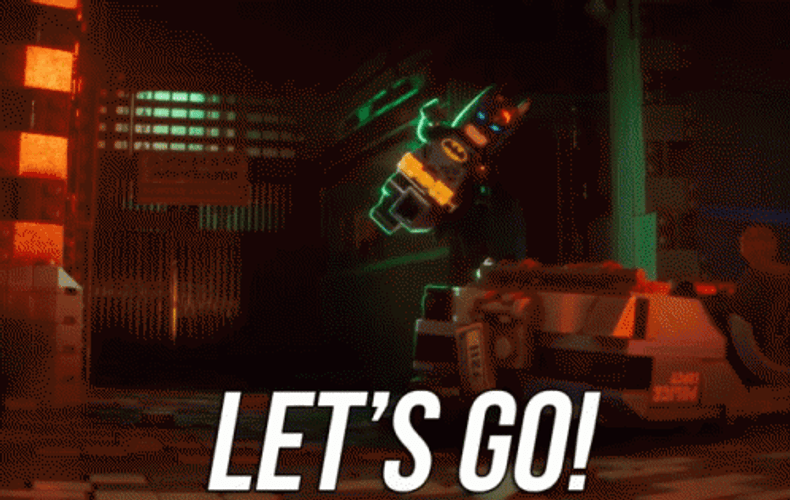 Lego Batman Lets Go GIF
