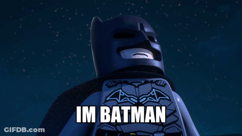 Lego Batman Saying Im Batman GIF