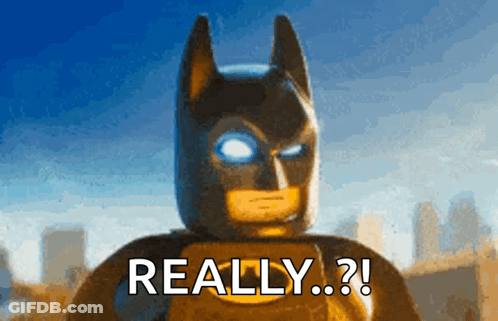 Lego Batman Saying Really GIF