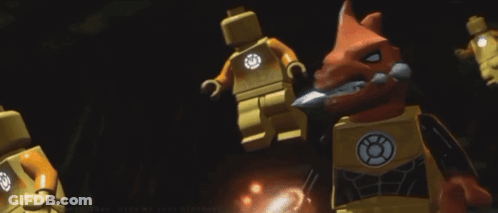Lego Character Saying Give Me Your Clothes GIF