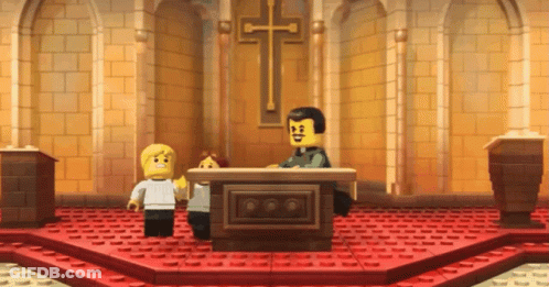 Lego Church GIF