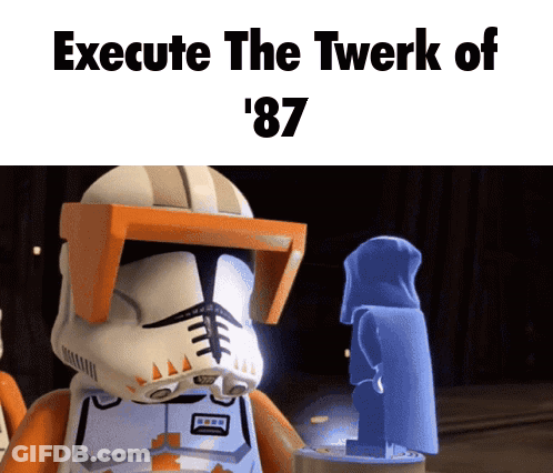 Lego Clone Trooper Saying Execute Twerk Of 87 GIF