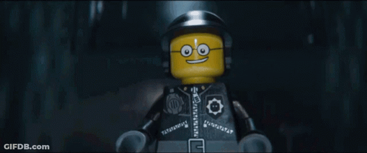 Lego Cop Too Bad GIF