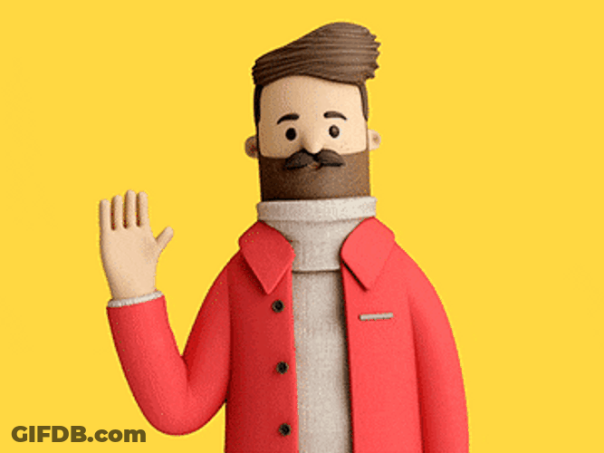 Lego Man Cute Wave GIF