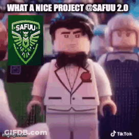 Lego Man In Tuxedo And Bow Tie GIF