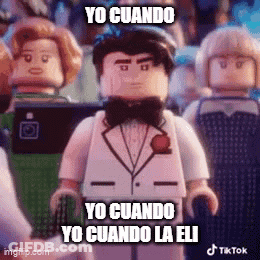 Lego Man In Tuxedo And Bow Tie GIF