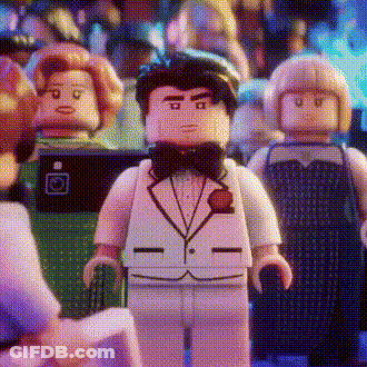 Lego Man In Tuxedo And Bow Tie GIF