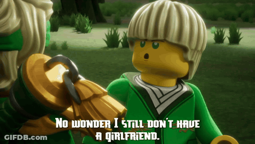 Lego Ninjago Character Says No Wonder I Still Don't Have A Girlfriend GIF