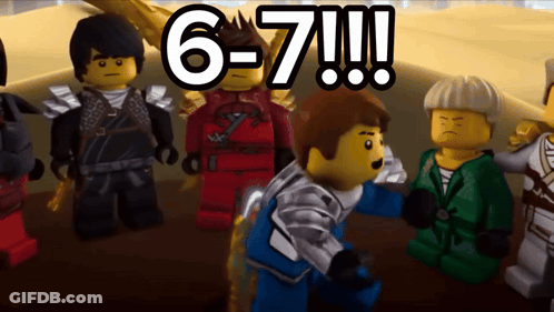 Lego Ninjago Characters Around Table GIF