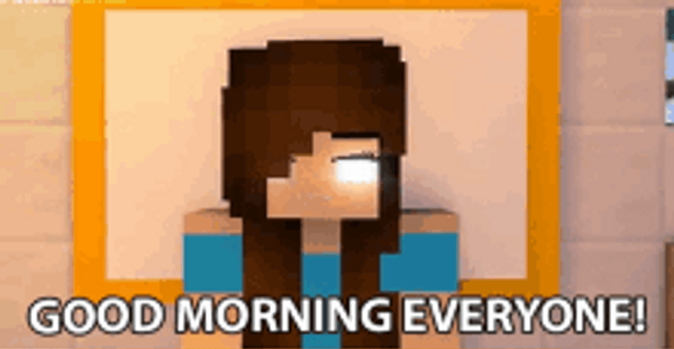 Lego Person Saying Good Morning Everyone GIF