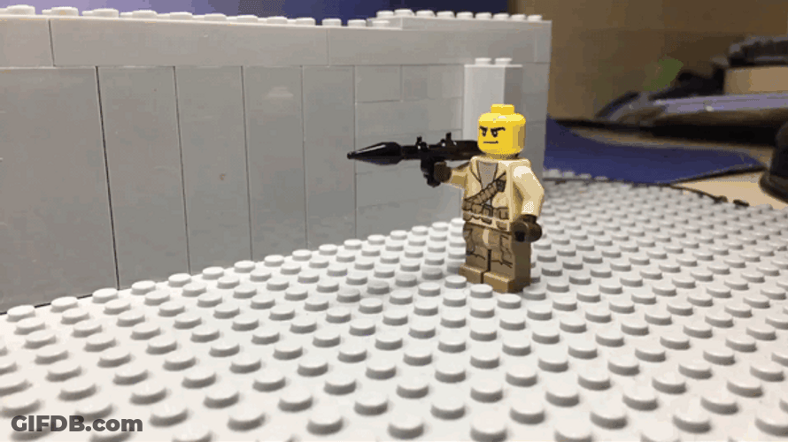 Lego Rocket Launcher GIF