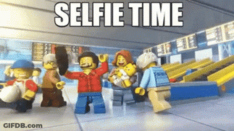 Lego Selfie Time GIF