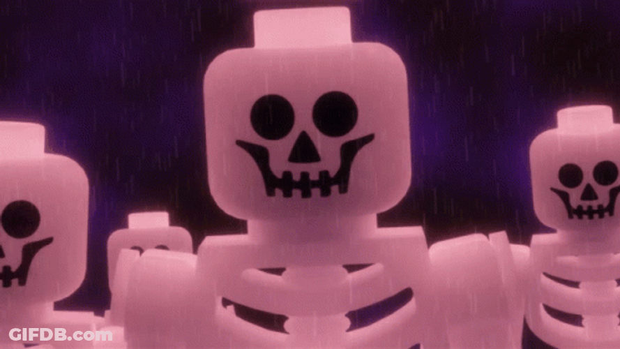 Lego Skeleton Glow In The Dark Meme GIF