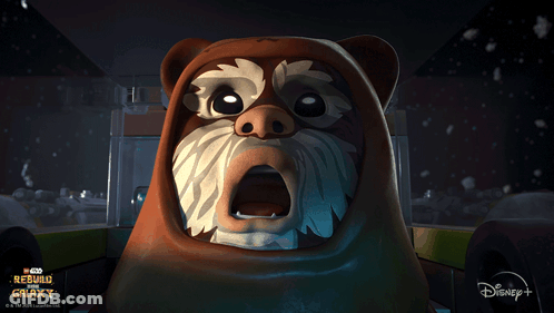 Lego Star Wars Character Screaming GIF