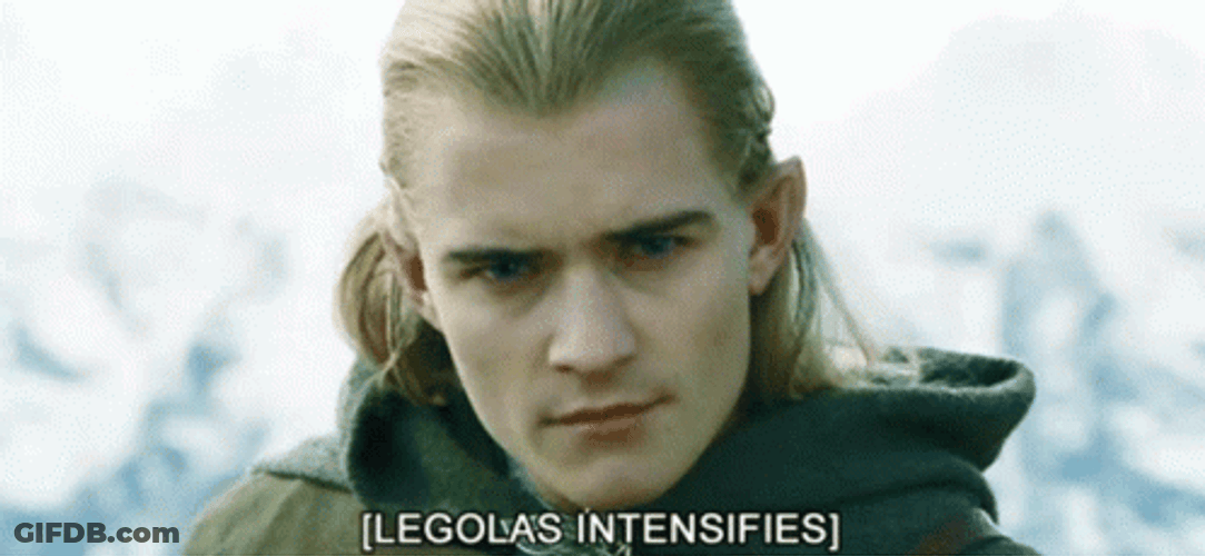 Legolas Intensifies Looking GIF