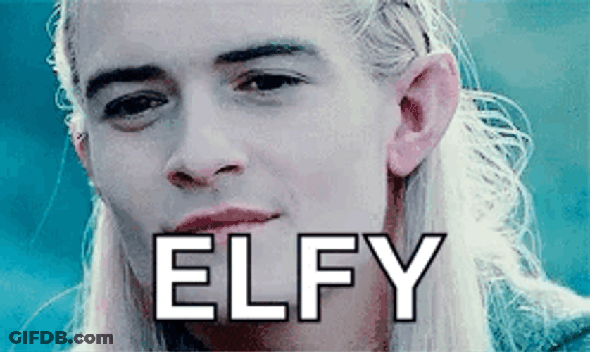 Legolas Little Smile ELFY GIF