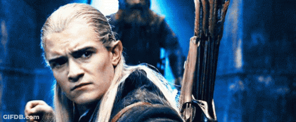 Legolas Loading Bow GIF