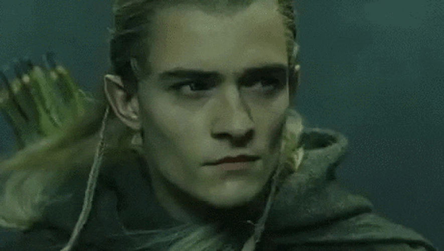 Legolas Looking Around GIF