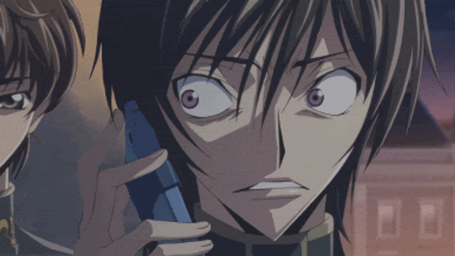 Lelouch Lamperouge Creeped Out GIF