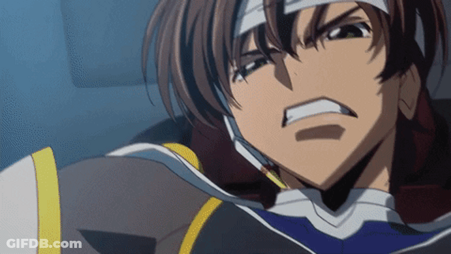 Lelouch Lamperouge Head Injury GIF