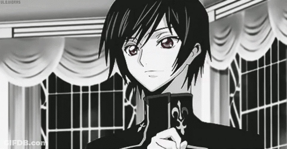 Lelouch Lamperouge Keep Quiet Hand Gesture GIF