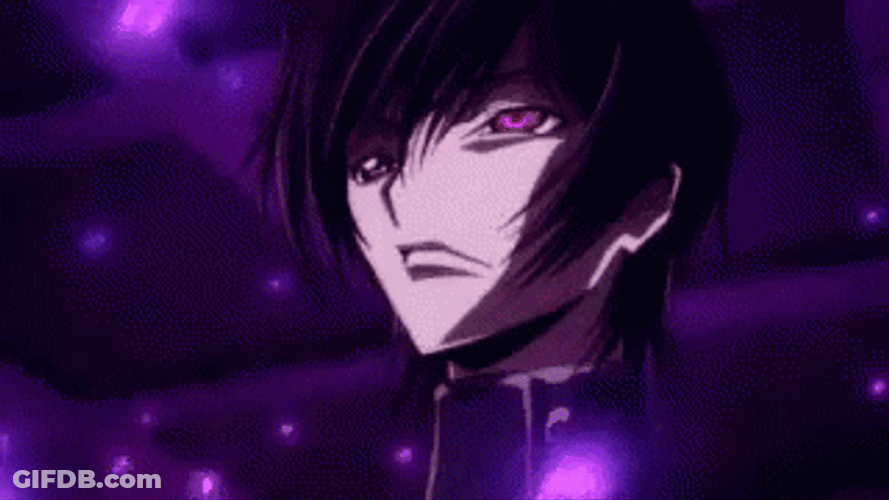 Lelouch Lamperouge Purple Aura GIF