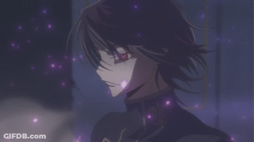 Lelouch Lamperouge Purple Shadow GIF