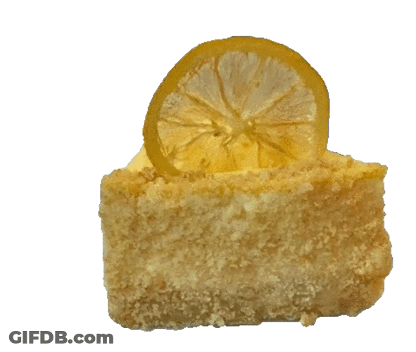 Lemon Cake Spinning GIF
