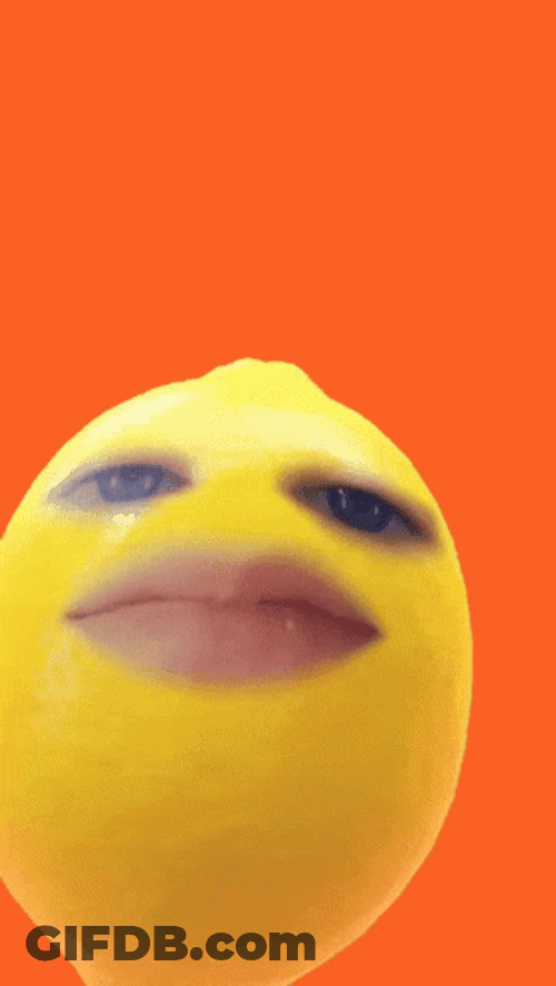 Lemon Face Smiling GIF