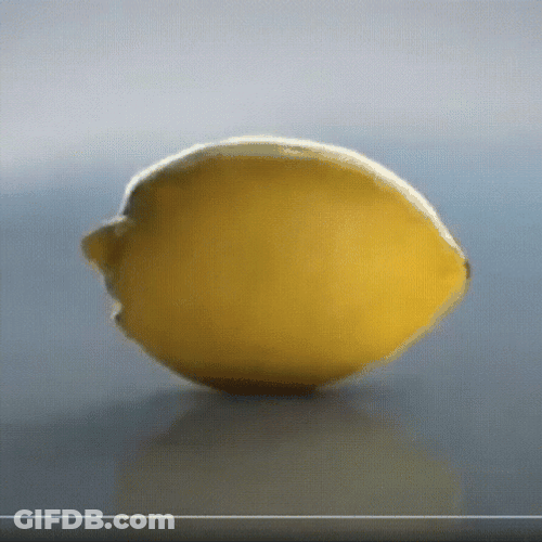 Lemon Funny Face GIF